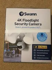 swann 4k floodlight security camera Brand New Sealed Box