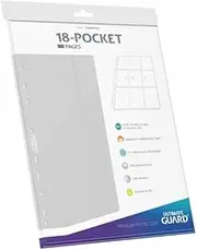 Ultimate Guard UGD010405 18-Pocket Side-Loading Supreme Pages, Standard Size, White (10)