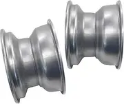 TDR 2pcs 8 Inch Rear Rim for ATV Quad Bike Dune Buggy Ride-On Mowers Go Kart Trailer - 4 Bolt Holes, 18x9.5-8" Size