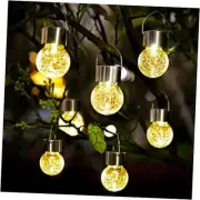 12 Pack Hanging Solar Lights - Outdoor Decorative, 12PACK Warm White