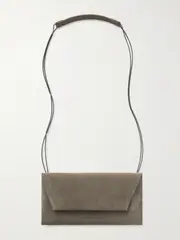 [Brunello Cucinelli] Brunello Cucinelli - Suede Shoulder Bag - Taupe - One size One size Brown