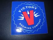 VICTORY BREWING bottle cap LOGO STICKER decal craft beer brewery Pennsylvania