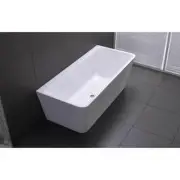 Bath Tub Back to Wall Bathroom Bathtub 1700mm White Best BM Florence BTF1700