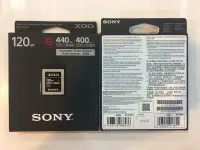 在飛比找Yahoo!奇摩拍賣優惠-公司貨 SONY XQD 120GB( QD-G120F )