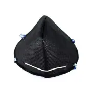 10 PIECES Cotton Reusable Face Mask Black Fashion Washable Masks Unisex