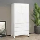 Industrial Wardrobe Metal Storage Clothing Cabinet Closet Multi Colours vidaXL