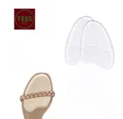 1 Pair Beautulip Ball Of Foot Cushion Anti Sliding,Reduce Foot Slip (Transparent