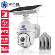 4G Security Camera Solar Flood Light 24/7 PTZ Home Remote Live Camera Outdoor