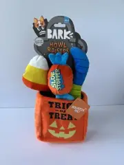 Barkbox Howl Raisers Candy Haul-O-Ween Halloween Multi Part Dog Toy XS-S NWT