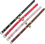 Yardwe Horse Collars Bells 4pcs Livestock Collars for Sheep Goats Cows Adjustable