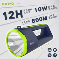 在飛比找ETMall東森購物網優惠-【KINYO】USB充放電式LED強光探照燈(LED-308