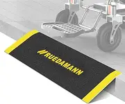 Ruedamann 10 x 33.5 Inch Portable Aluminum Threshold Ramp Doorway Access Anti Slip Surface Ramp fit for Wheelchair Scooter (MR807-25)