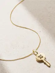 [STONE AND STRAND] STONE AND STRAND - Home Sweet Home 10-karat Gold Diamond Necklace - One size One size Gold