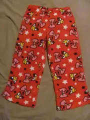 New Girls Angry Birds Red Plush Sherpa Sleep Lounge Pajama Pants XS Small Medium