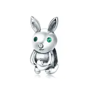 Silver plating Jewelry Innocence Rabbit Charm Fit Bracelet & Bangle Bracelet Charms