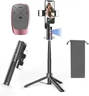 Voinap Extendable Auto Face Tracking Tripod with Light, 360 Rotating Tripod, Both Auto or Manual Moving Control, Smart Cameraman Shooting for Video, Vlog, Live Stream