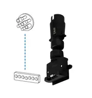 TAG Pulse Adaptor-7 pin lge Round to 7 pi
