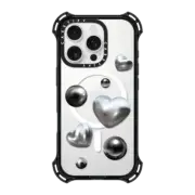 iPhone 16 Pro Bounce Case MagSafe Compatible Chrome Love