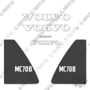 Fits Volvo MC70B Decal Kit Skid Steer Equipment Decals - 7 Year Outdoor Vinyl!