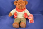 Hallmark Teddy Mittens Plush Bear New W/ Tags,Old Stock,Mint Condition