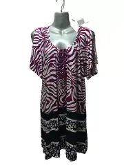 BNWT Womens Sz 16 Autograph Brand Stunning Peasant Summer Tunic Top RRP $60