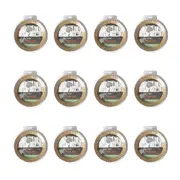 240pc Topchef Round Air Fryer Basket Liner Baking/Cooking Tray Mat Brown 20cm