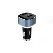 C6 4.8A Dual USB Car Charger With Breath Light For iPhone X 8Plus OnePlus5 Xiaomi6 Redmi Note4 BLUE COLOR
