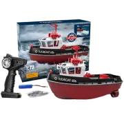 RC Boat 1/72 2.4Ghz RC Tugboat for Pools and Lakes High-Speed Remote Contro