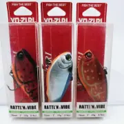 Yo Zuri Rattl'n Vibe 3/4 Oz Sinking 3" Lipless Crankbait Fishing Lure Pick Color