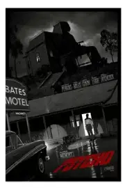 Psycho Bates Motel Alfred Hitchcock Movie Poster Screen Print Art 24x36 Mondo