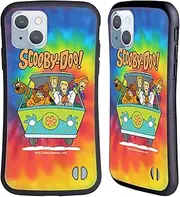 Head Case Designs Officially Licensed Scooby-Doo Tie Dye Mystery Inc. Hybrid Case Compatible with Apple iPhone 14