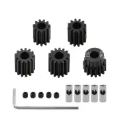 Short Truck Climbing Model RC Car Hardened Steel Gear 0.8 Module 5MM Inner Diameter Motor Gear Set Parts