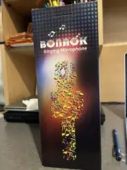 BONAOK Wireless Karaoke Singing Microphone - Brand New - Pink
