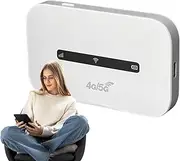 Mobile WiFi Router - High-Speed Portable Internet Hotspot, 4G LTE Travel WiFi Device | Wireless Mobile Hotspot Router, Unlocked Pocket WiFi with Card Slot, Secure Network for Work, Study & Travel