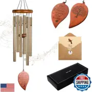 Cardinal Wind Chime Sympathy Gifts for Loss of Dad 32" Memorial Wind Chimes f