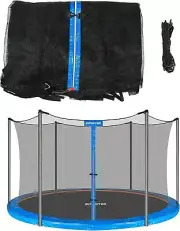 Zoomster Trampoline 13" Replacement Safety Enclosure Net for 6 Straight Poles