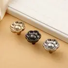 Single Hole Drawer Knobs Flower Shape Cabinet Handles Hardware Fittings