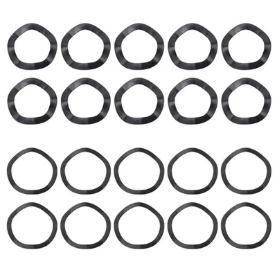 10Pcs/set Stainless Bicycles Crank Crankset Bottom Spacer Bent Cushions Spacers