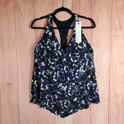 Magicsuit by Miraclesuit Tankini Top Womens Sz 16 Swimsuit NEW NWT