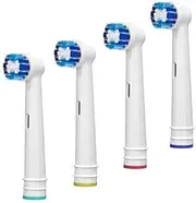 Generic Oral B Braun Compatible Electric Toothbrush Replacement Heads Brushes (4)