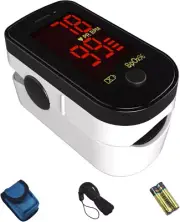 ChoiceMMed Black Finger Pulse Oximeter - Blood Oxygen Saturation