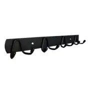 Modern Coat Rack Wall Mount with 4 Hooks, Heavy Duty Metal Coat Rack Hook for