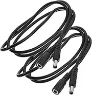 jojofuny Sets Extension Power Cable for CCTV Cameras Dc Power Extension Lead Plug Extender for Light Strip Sturdy and Adapter Cord Pcs