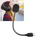 Sleek Portable USB C Game Headset Microphone Designed for Easy Transporting