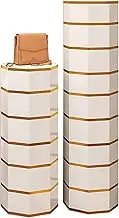 360° Rotating Shoe Rack Tower Cabinet with Freestanding Metal Rotating Shoe Stand for Small Space Storage, Vertical Shoe Organizer (Gold 35cm x 210cm)