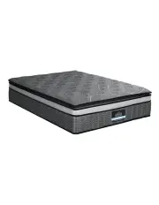 [Giselle Bedding] Mattress Dual Pocket Spring Pillow Top King 34cm in Charcoal