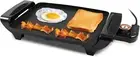 EGR-2722B Electric Griddle 10.5" x 8.5" with Cool-Touch Handles and Non-Stick Su