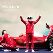 Resin 1/18 1/24 1/43 1/64 1/87 Painted Racer version Scene Figure Mini Doll Toys