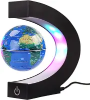 Magnetic Levitation Floating Globe LED Light Touch Switch Desk Decor Gift Idea