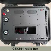 CEX891 Radio Box IP67 Waterproof PP Case w/ Automatic Air Valve for Yaesu FT891